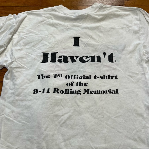 George Bush country 9/11 rolling memorial vintage tee shirts large men USA LOT 2 - Picture 4 of 7